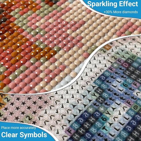 ARTOOLAB Cow Diamond Art Painting Kits for Adults, Diamond Art Kits for Adults & Beginners, Round Diamond Dots for Adults, DIY 5D Full Drill Diamond Art Painting for Wall Deco, 12x16 Inch in Saudi Arabia