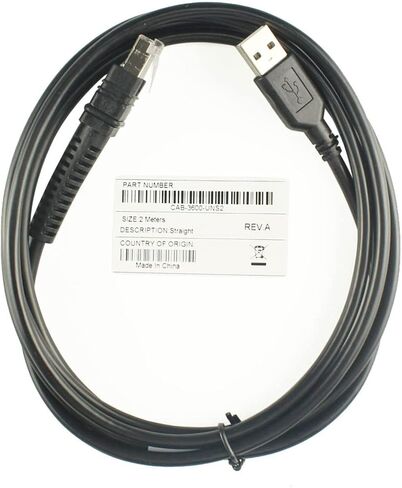 كابل USB من PARTSHE لرمز زيبرا DS3608 DS3678 LI3608 LI3678 قارئ ماسح الباركود USB Type A in Kuwait