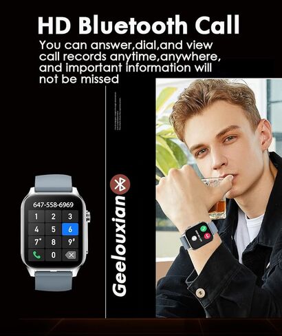 ساعة ذكية للسيدات، ساعة ذكية عالية الدقة مقاس 1.91 بوصة مع مراقب أكسجين الدم بالأشعة تحت الحمراء، ومعدل ضربات القلب، وضغط الدم، وتتبع النوم، ومتتبع اللياقة البدنية المقاوم للماء IP68، لهواتف Android iOS iPhone (وردي) in Kuwait