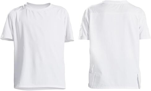 Sports Shirt, Short Sleeve Activewear Lightweight Breathable Cool Feeling Fabric Tech, Training Tee for Kids 6-12Y in Saudi Arabia