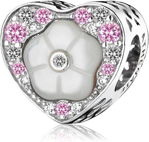 Women 925 Sterling Silver Murano Glass Flower Bead Butterfly Bee Ladybug Dangle Charms for Bracelets in Saudi Arabia