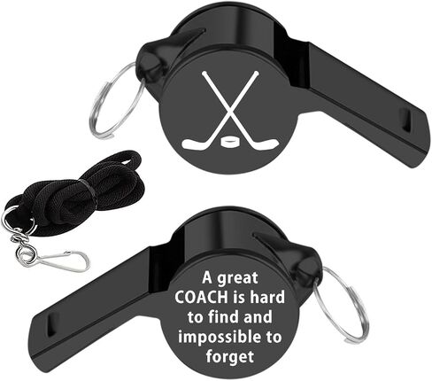 KEYCHIN Hockey Coach Whistle with Lanyard A Great Coach is Hard to Find and Impossible to Forget Whistles Field Hockey Coach Appreciation Gifts in Saudi Arabia