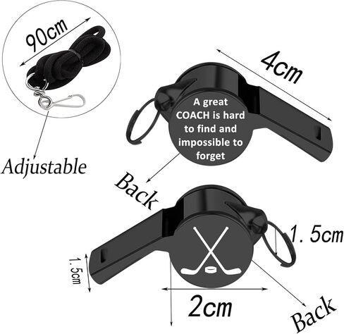 KEYCHIN Hockey Coach Whistle with Lanyard A Great Coach is Hard to Find and Impossible to Forget Whistles Field Hockey Coach Appreciation Gifts in Saudi Arabia