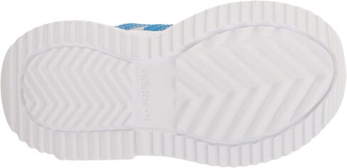 adidas Originals Kids Unisex-Baby Retropy F2 Team Mid Grey/Blue Rush/White (Elastic) 9 Toddler, 9 US in Saudi Arabia