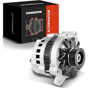 A-Premium Alternator Compatible with Chevrolet Corvette 1987 1988 1989 1990 1991 V8 5.7L, 105Amp 12V Clockwise 6-Groove Pulley, Replace# 10463007, 10463097, 1101127