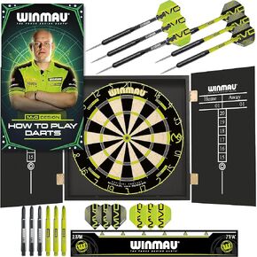 WINMAU Michael Van Gerwen MvG Sets Available with Dartboards, Cabinets, Surrounds, Darts and Accessories