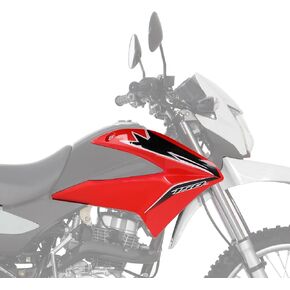 Motorcycle Front Side Fender Gas Fuel Tank Covers Plastic for XR150L Dual Sport Dirt Bike Fairing Body Kit Mudguard Red
