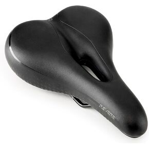 Revere Comfort Bike Seat, Suspension Bicycle Seat for Men and Women, Waterproof Bike Saddle with Intergrated Handle, Great for E-Bikes and Cruiser Bikes