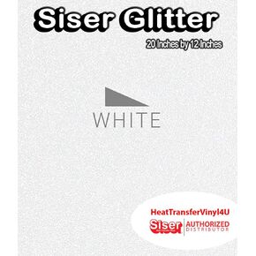 Siser Glitter 20" (White)