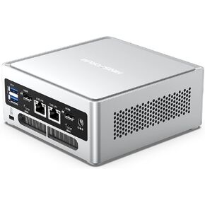 جهاز كمبيوتر صغير MINISFORUM NPB7، ذاكرة وصول عشوائي 32 جيجابايت، 1 تيرابايت SSD، مع معالج Intel Core i7-13700H، 14 نواة و20 خيط، 2 × منافذ HDMI و2X منفذ USB4 (8K@60 هرتز)، 1 × USB من النوع C، 4 × USB من النوع A، 2 × 2.5 جيجا RJ45 لان in Kuwait