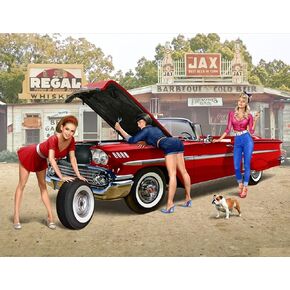 Master Box 24082-1/24"The Legendary 60's Series. On New Adventures! Model