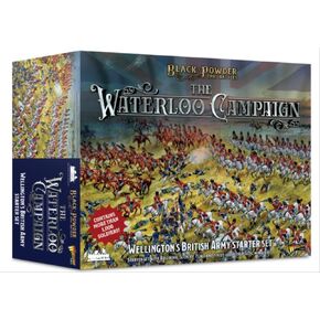 Warlord Black Powder Epic Battles Waterloo: Wellington's British Army Starter Set Military Table Top Wargaming Plastic Model Kit 311511001