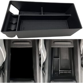JOJOMARK Compatible with Ford Mustang Mach-E 2021 2022 2023 2024 Accessories Center Console Organizer Interior Storage Box Tray