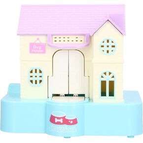 Fun Puppy Villa Piggy Bank, Lucky Dog House Automatic Swallowing Piggy Bank with Light and Music Effects Children's Toy Gifts( Lucky Dog)