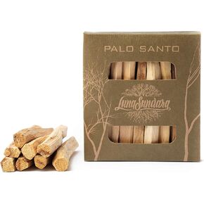 Luna Sundara Palo Santo Smudging Sticks High Resin Palo Santo from Peru - Wild Harvested Smudging Sticks