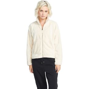 Volcom Women's Pheelin Phurry Zip Up Mock Neck Fleece