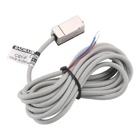 Baomain Air Cylinder Magnetic Sensor Switch CS1-F DC 10-30V 200mA 10W NO Function with Green LED Indicator