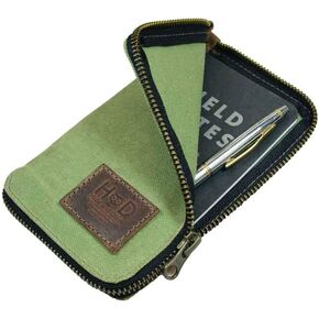 إخفاء وشرب، غطاء مجلة بسحاب لدفتر Moleskine، حافظة Cahier، دفتر الملاحظات غير متضمن، مصنوع يدويًا، قماش مشمع