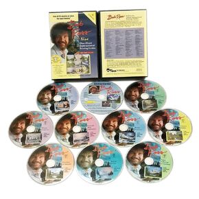 BOB ROSS JOY OF PAINTING SERIES: Nine One Hour Instuctional Guides - 10 DVD Set