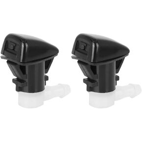 X AUTOHAUX 2pcs 68269108AA Windshield Washer Nozzle Sprayer Single Hole Replacement for Dodge Durango 2011-2019