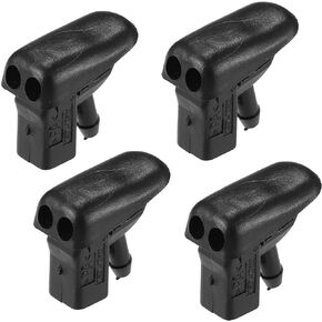 ACROPIX Windshield Wiper Washer Nozzle Spray Jet Fit for Jaguar x Type - Pack of 4 Black