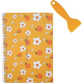 عبوة واحدة من كتاب الملصقات، كتاب ملصقات فارغ قابل لإعادة الاستخدام مع ملعقة بلاستيكية، كتاب تجميع الملصقات وكتاب تجميع الملصقات لمنظم الملصقات وتخزينها (أحمر) in Kuwait