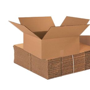 AVIDITI Shipping Boxes Long 18"L x 18"W x 8"H, 15-Pack | Corrugated Cardboard Box for Packing, Moving and Storage 18x18x8 18188
