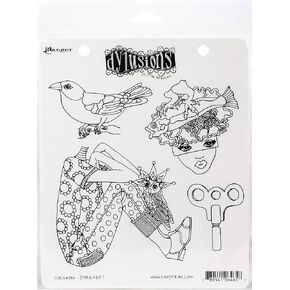 Ranger Dyan Reaveley's Dylusions Cling Stamp Collections 8.5"X7"-Clockwork