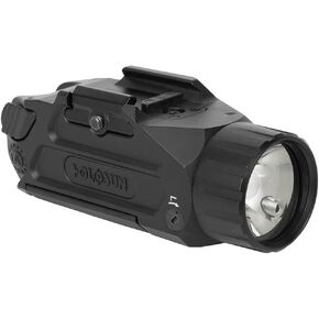 HOLOSUN P.ID Dual Pistol Mounted White Light with Visible Green & IR Laser - High/Low Output Modes 800/400 Lumen Rechargeable Waterproof Aluminum Handgun Light - Type C Charger & Multi-Tool Included
