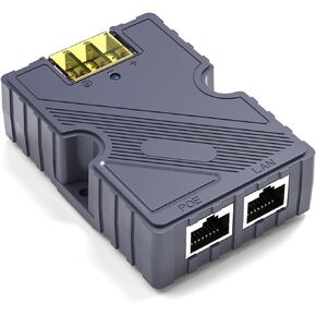 150W GigE Passive PoE Injector for Starlink with Surge Protection & ESD, Developed for Dishy V2 pinout 48-57V / 3A 10/100/1000M