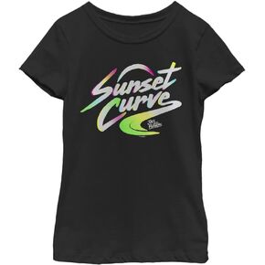 Netflix Julie and The Phantoms Sunset Curve Logo Girls Short Sleeve Tee Shirt