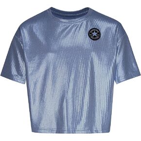 Converse Girl's Boxy Foil Knit Top (Big Kids)