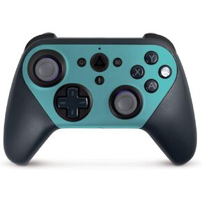 MightySkins Skin Compatible with Amazon Luna Controller - Solid Turquoise | Protective, Durable, and Unique Vinyl Decal wrap Cover | Easy to Apply, Remove, and Change Styles | Made in The USA