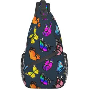 Unisex Crossbody Sling Backpack Travel Hiking Daypack Crossbody Shoulder Bag for Women Men