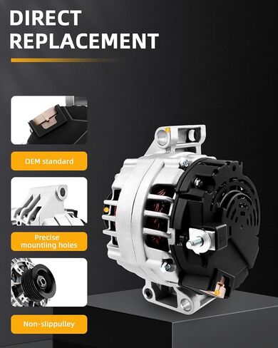 OCPTY Alternator for 2.8 3.5L For Chevy Colorado For GMC Canyon For Isuzu I250 I350 2004-06 GL-625 Automotive Replacement Alternators in Saudi Arabia