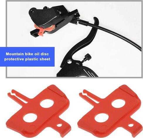 20 قطعة فاصل فرامل الدراجة متوافق مع Shimano M315 M355 M395 M445 M446 دراجة جبلية قرص ضغط الزيت الهيدروليكي واقي قرص فرامل بلاستيكي MTB in Saudi Arabia