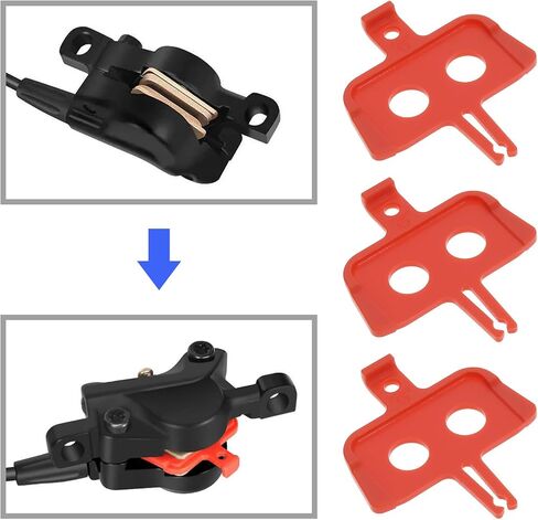 20 قطعة فاصل فرامل الدراجة متوافق مع Shimano M315 M355 M395 M445 M446 دراجة جبلية قرص ضغط الزيت الهيدروليكي واقي قرص فرامل بلاستيكي MTB in Saudi Arabia