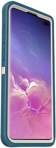 حافظة OtterBox Defender Series بدون شاشة لهاتف Galaxy S10+ (فقط) - يتضمن مشبك الحافظة - عبوة غير قابلة للبيع بالتجزئة - Big Sur (بيج شاحب/قرصان) in Saudi Arabia