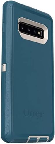 حافظة OtterBox Defender Series بدون شاشة لهاتف Galaxy S10+ (فقط) - يتضمن مشبك الحافظة - عبوة غير قابلة للبيع بالتجزئة - Big Sur (بيج شاحب/قرصان) in Saudi Arabia