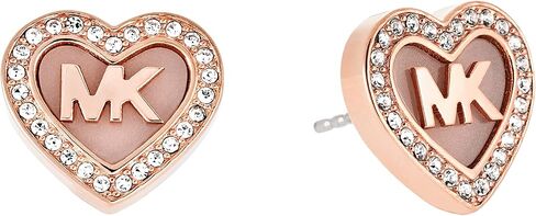 Michael Kors Women's Symbols Rose Gold-Tone Stud Earrings (Model: MKJ5066791) in Saudi Arabia