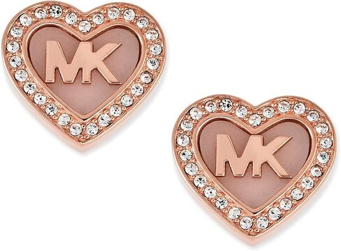 Michael Kors Women's Symbols Rose Gold-Tone Stud Earrings (Model: MKJ5066791) in Saudi Arabia