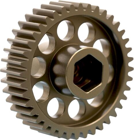 AMK Tamiya Super Clod Buster Gear 40T Tamiya Hardened Aluminum Diff Spool Gear for 1/10 RC Vehicle Super Clod Buster TAM92437 TAM58518A Tamiya Upgrades Accessories in Saudi Arabia