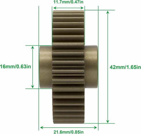 AMK Tamiya Super Clod Buster Gear 40T Tamiya Hardened Aluminum Diff Spool Gear for 1/10 RC Vehicle Super Clod Buster TAM92437 TAM58518A Tamiya Upgrades Accessories in Saudi Arabia