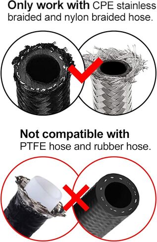 EVIL ENERGY 10AN Hose End to 10AN ORB 90 Degree Fitting Swivel for CPE Braided Hose in Saudi Arabia