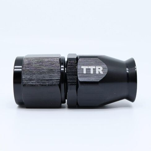 AN-6 6AN AN6 90 Degree PTFE Reusable Swivel Fitting Hose End Grade A Black 80-090-06BK in Saudi Arabia