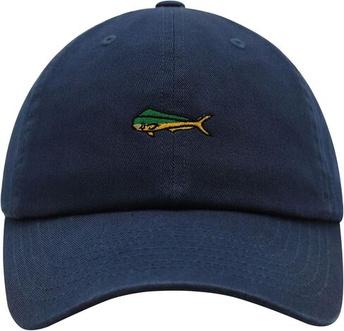 Mahi-Mahi Fish Premium Dad Hat Embroidered Baseball Cap Fishing Ocean in Saudi Arabia