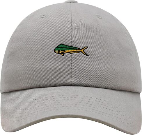 Mahi-Mahi Fish Premium Dad Hat Embroidered Baseball Cap Fishing Ocean in Saudi Arabia