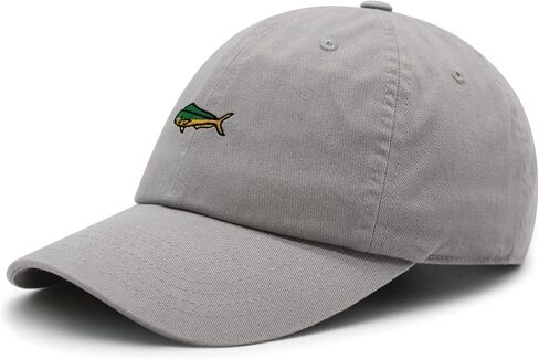Mahi-Mahi Fish Premium Dad Hat Embroidered Baseball Cap Fishing Ocean in Saudi Arabia