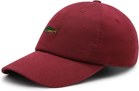 Mahi-Mahi Fish Premium Dad Hat Embroidered Baseball Cap Fishing Ocean in Saudi Arabia