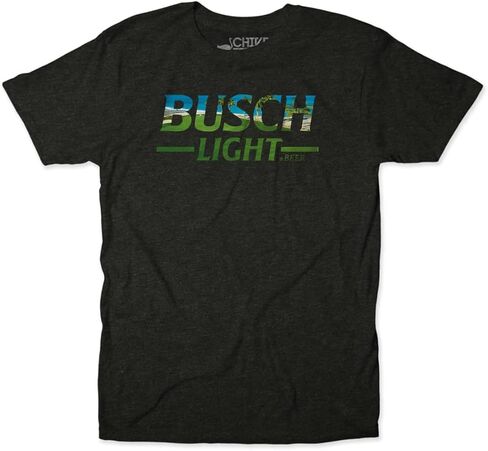 تي شيرت البيرة ذو الشعار الكلاسيكي من theCHIVE Busch in Kuwait